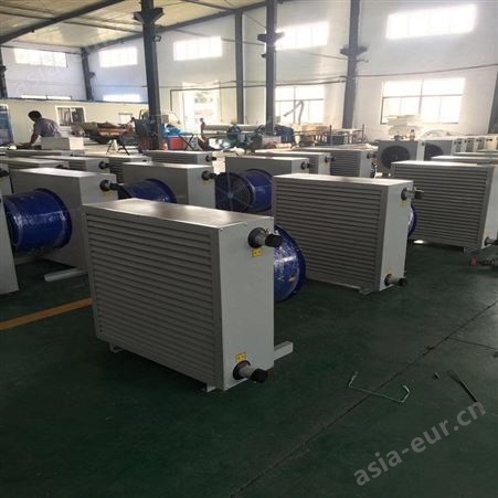 宇捷5GS系列热水蒸汽工业暖风机用于工业厂房仓库大面积取暖